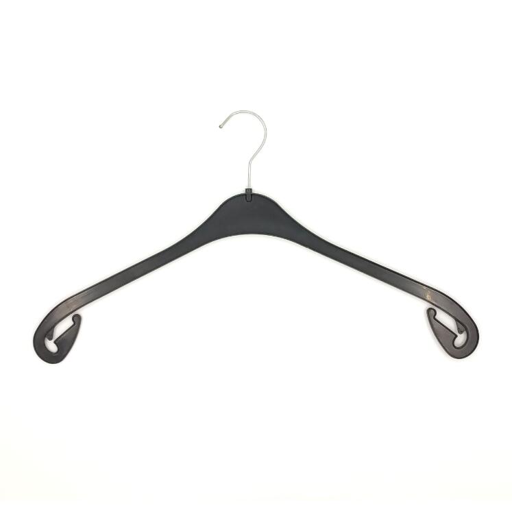 Strong Black Plastic Coat Hanger 45cm