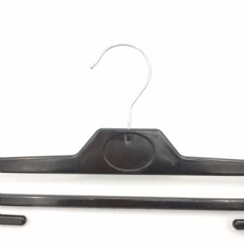 trousers hanger,plastic pant hangers,bottom hanger with clips