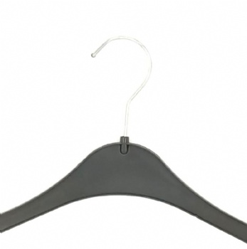 Black Plastic Jumper Hangers 43cm 47cm