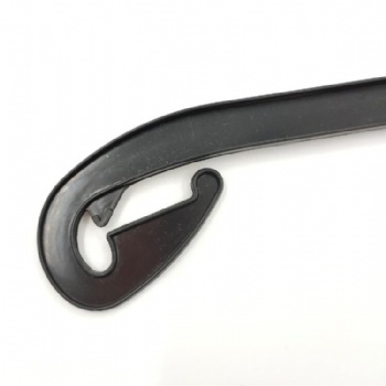 Black Plastic Jumper Hangers 43cm 47cm