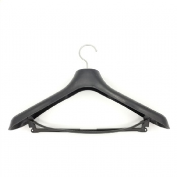 plastic hanger,suit hanger,jacket hanger,heavy clothes hanger with bar