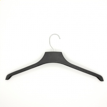 black plastic hanger jacket heavy duty hanger 352