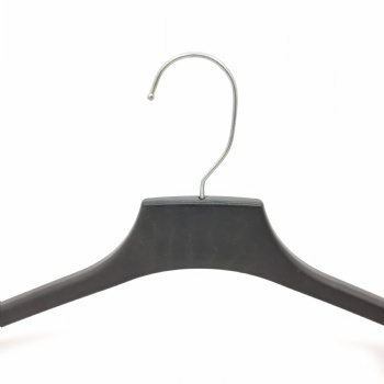 black plastic hanger jacket heavy duty hanger 352