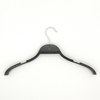 black plastic hanger jacket heavy duty hanger FD06 38cm