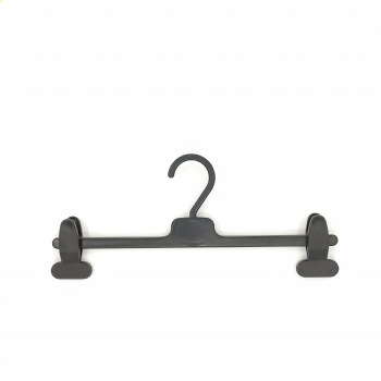 trousers hanger,plastic pant hangers,bottom hanger with clips FD43