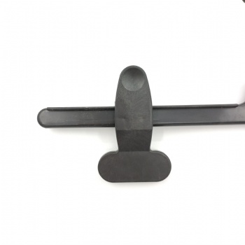 trousers hanger,plastic pant hangers,bottom hanger with clips FD43