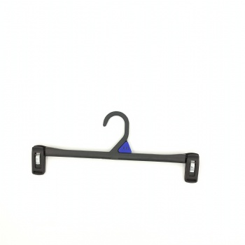 Re-used Black Plastic Bottom Hanger with Pinch Grips