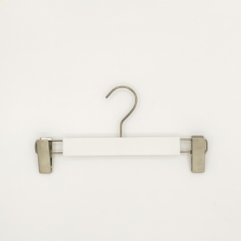 trousers hanger,plastic pant hangers,bottom hanger with clips