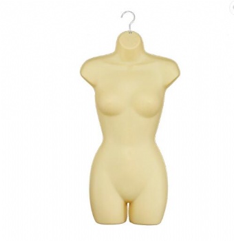 plastic half body display hanging mannequin