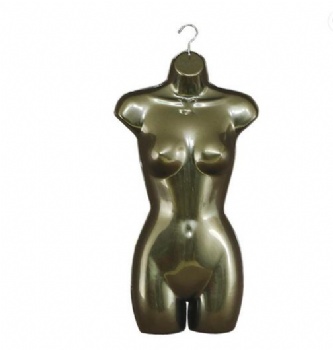 plastic half body display hanging mannequin