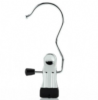 Chrome Accessory Metal Clip Hangers