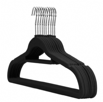 Non-Slip Velvet Trouser Bar Hangers