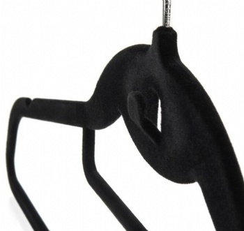 Flocked Velvet Non-Slip Bar Clothes Hangers