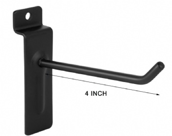 Pole Mast Heavy Duty Black Slatwall Panel Hooks