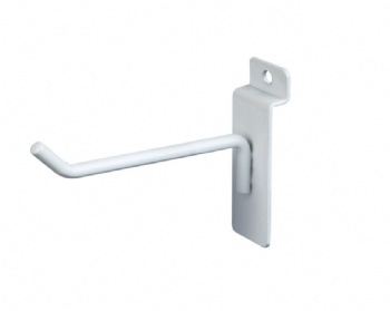 Wire Chrome White Black Slatwall Scanner Hooks