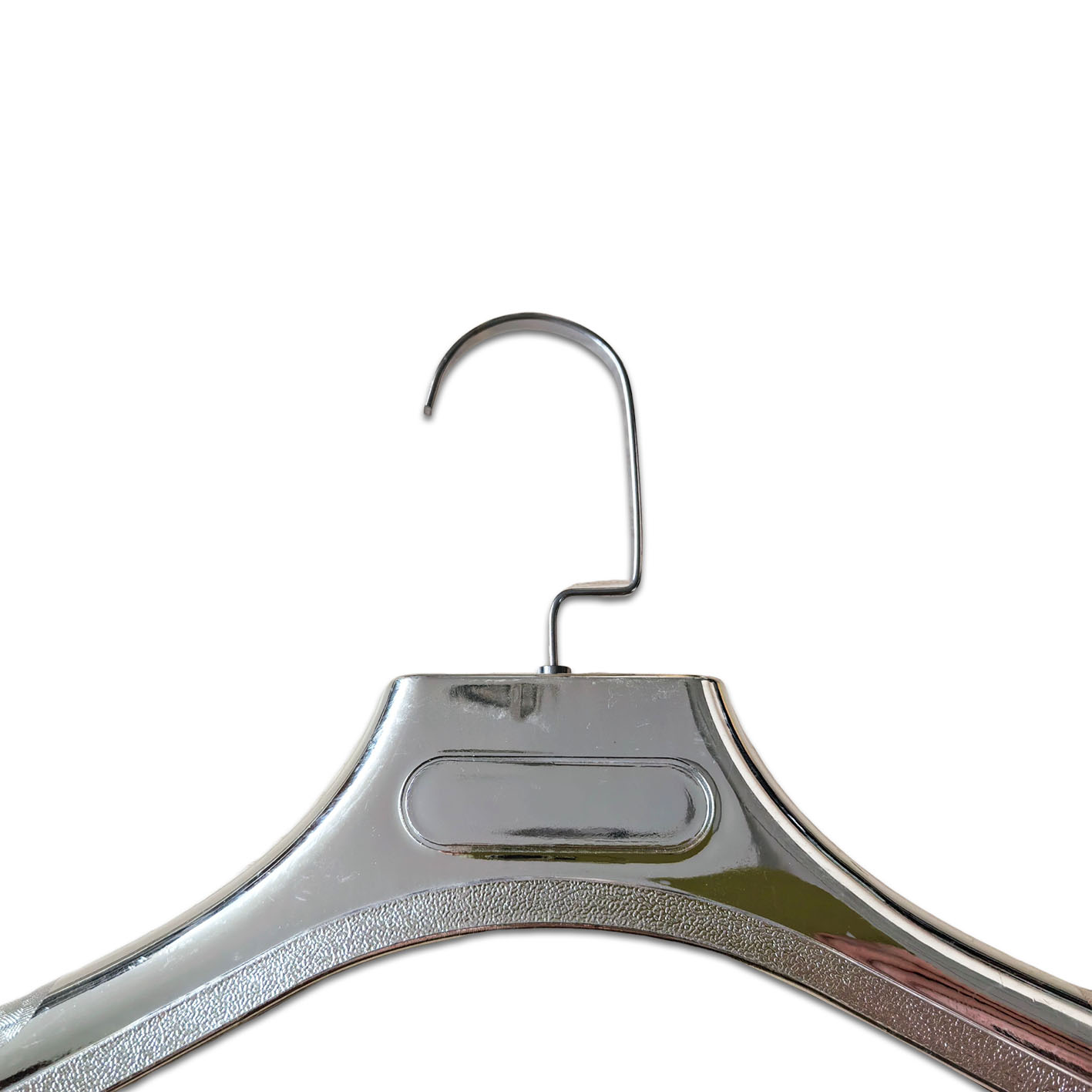 Factory Price Luxury Durable Silver Custom Color Plastic Clothes Hangers for Shops