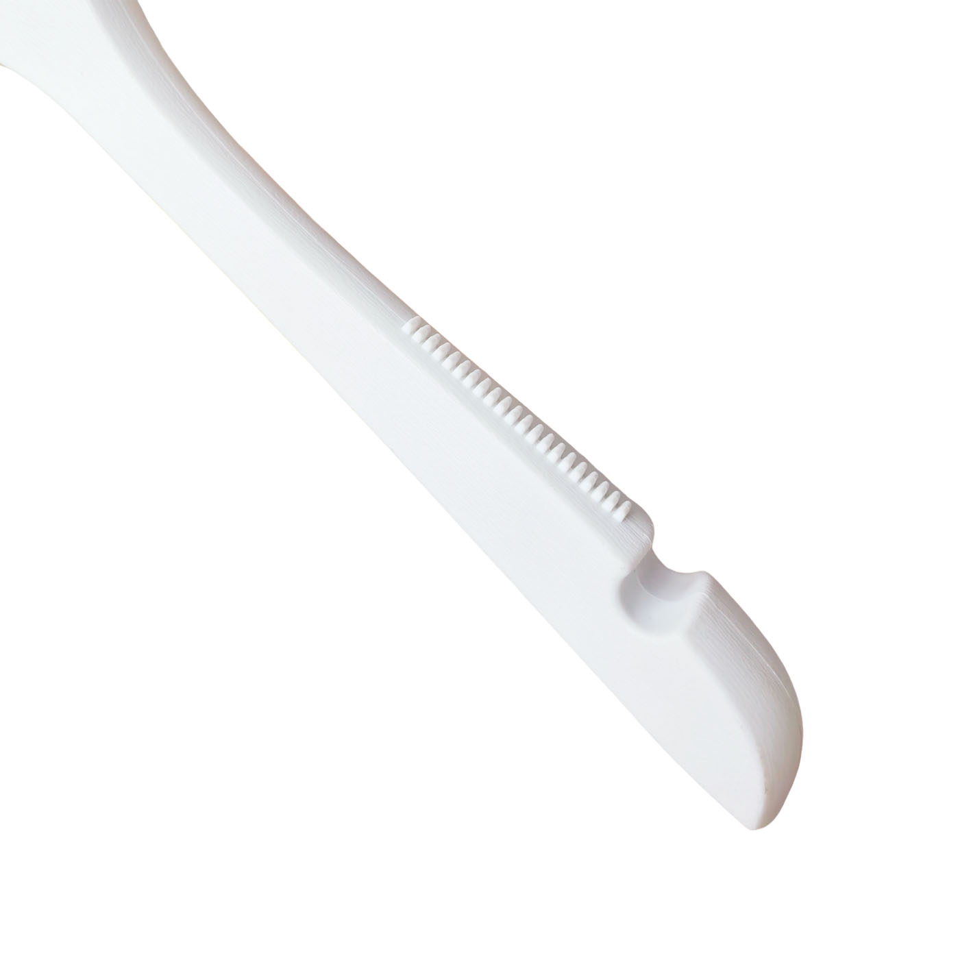 Luxury Factory Price Wood-Look Plastic Black Hangers with Wood Texture