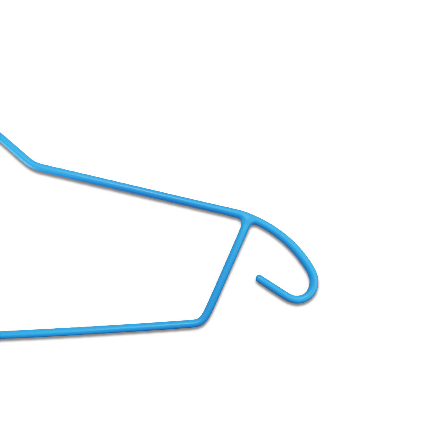 Wholesale Display Non-Slip Metal Laundry Hanger with PVC Coating