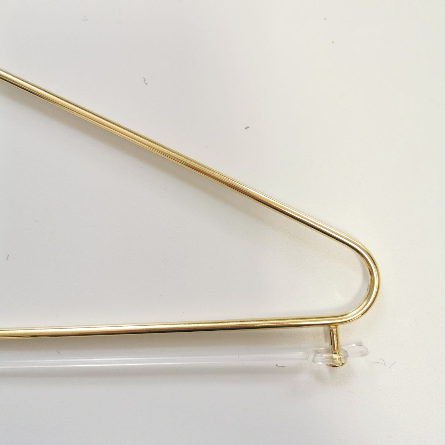 Wholesale Heavy Duty Luxury Household Golden Metal Clothes Pants Hanger