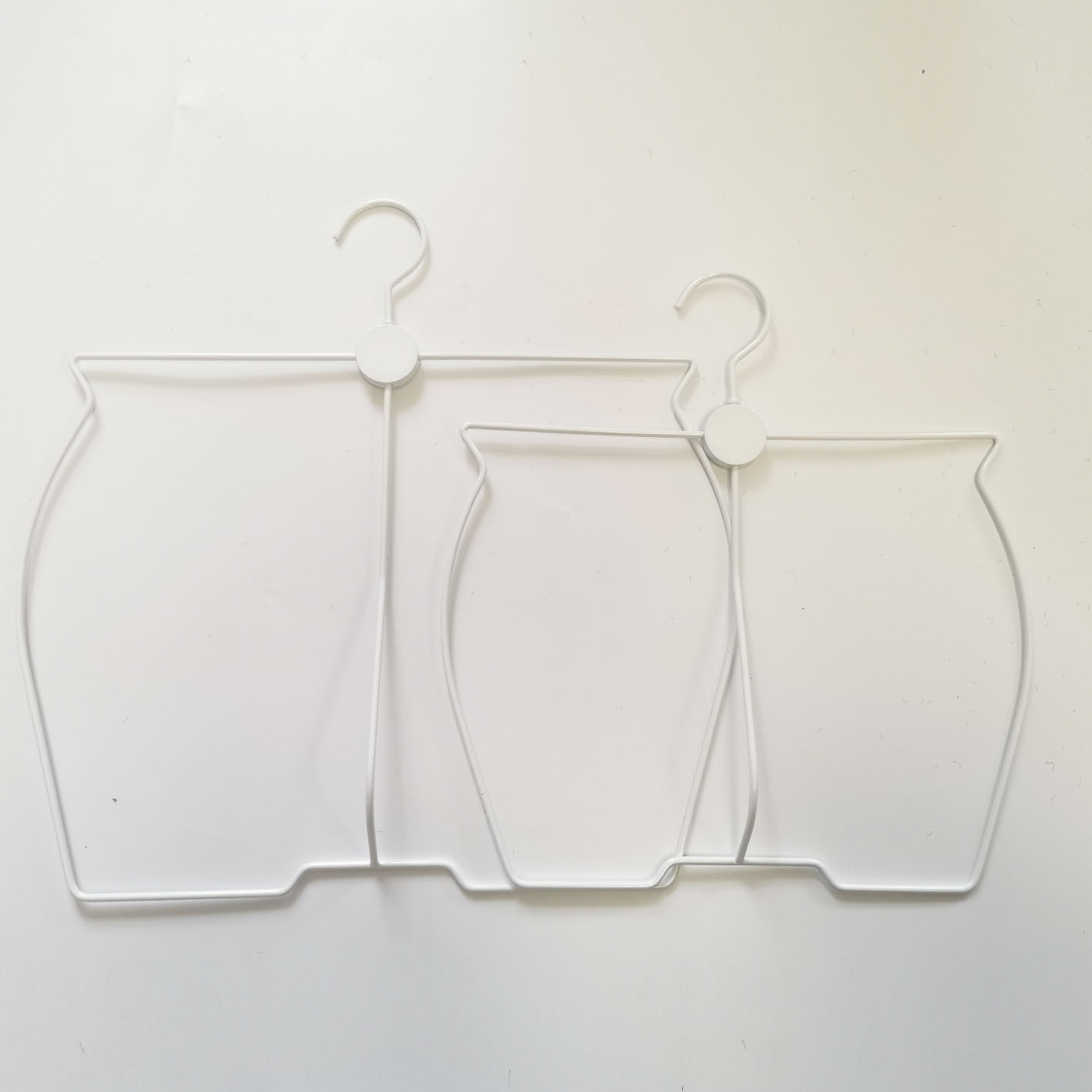 White Metal Wire Bikini Hanger for Adult Pants Swim Trunks