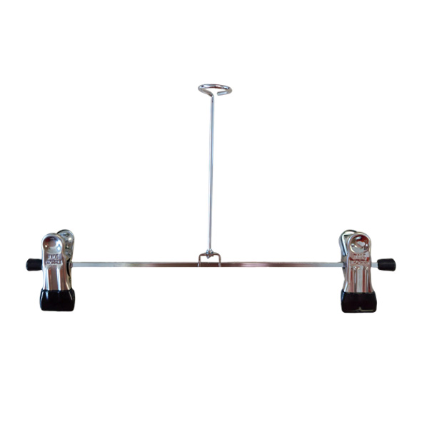 O Hook Household Metal Pant Trouser Hangers with Clips