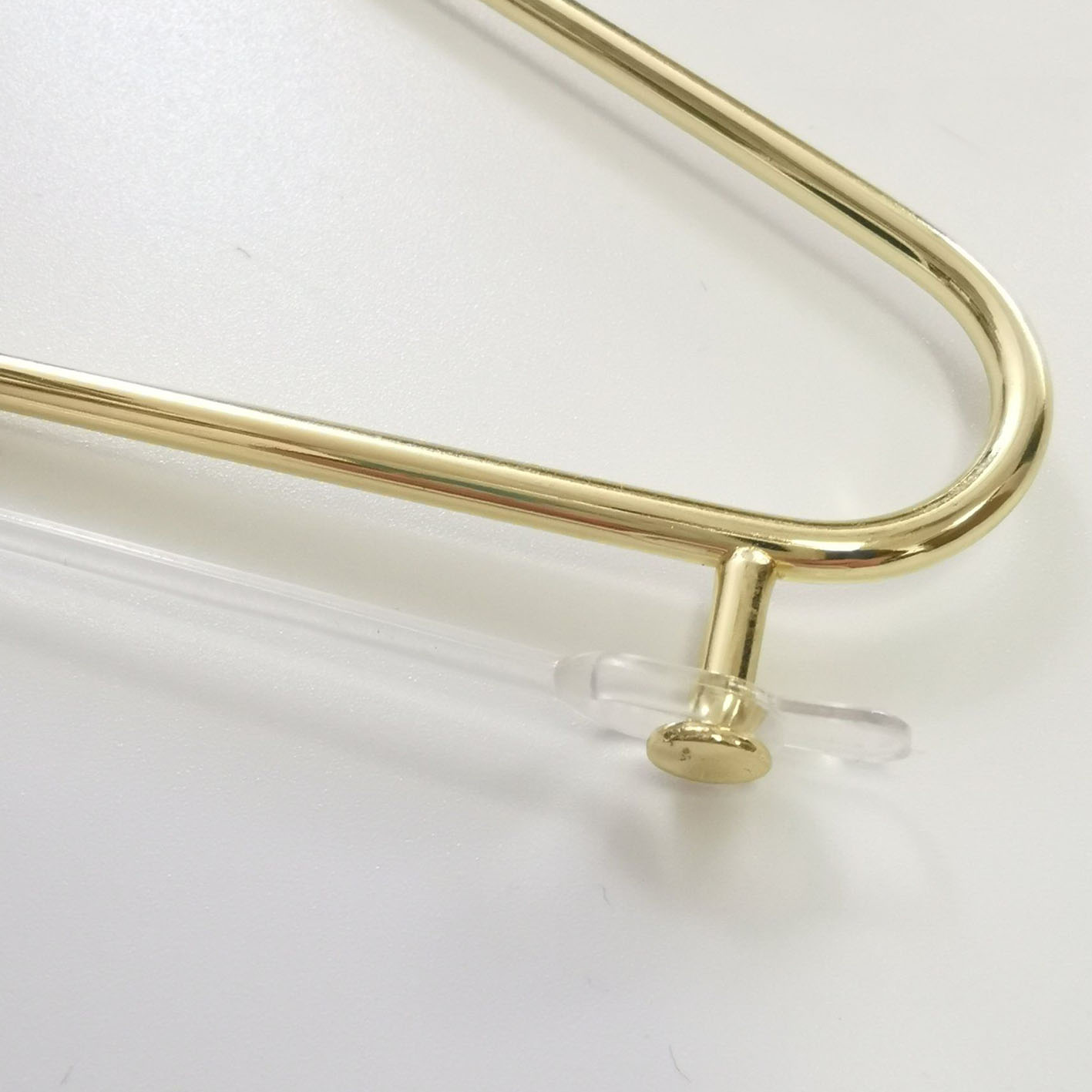 Wholesale Heavy Duty Luxury Household Golden Metal Clothes Pants Hanger