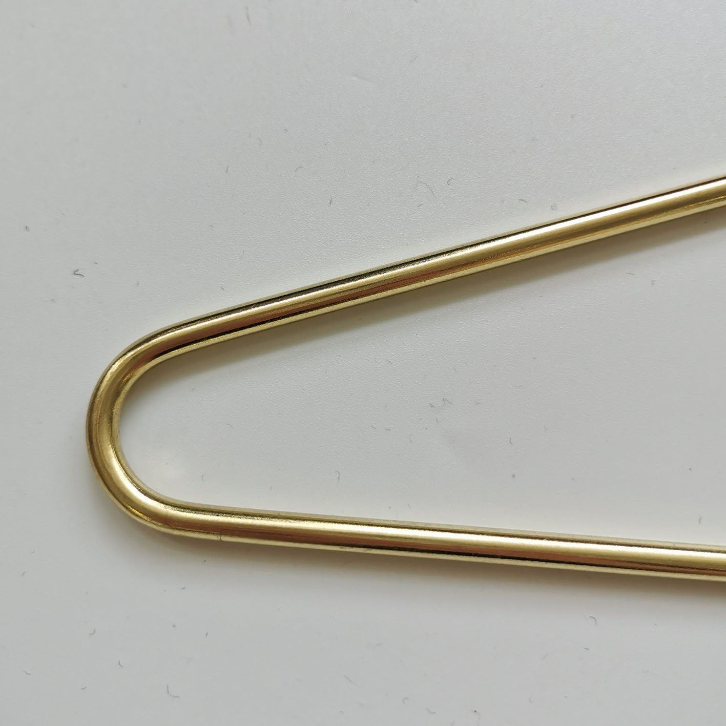 Metal Chrome Durable Golden Household Clothes Hanger