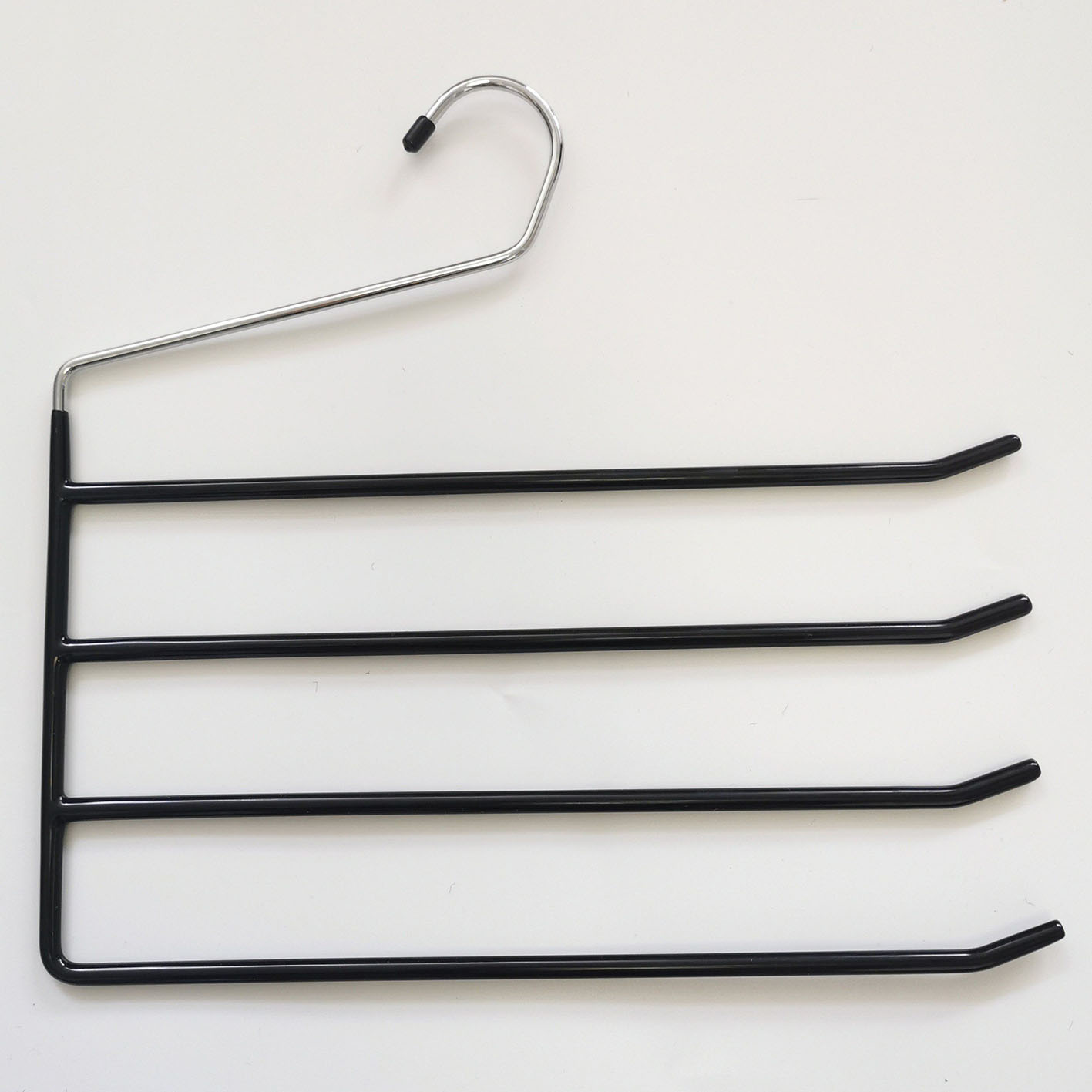 PVC Coated Space Saving Multi Layers Metal Tie Trousers Scarf Hanger