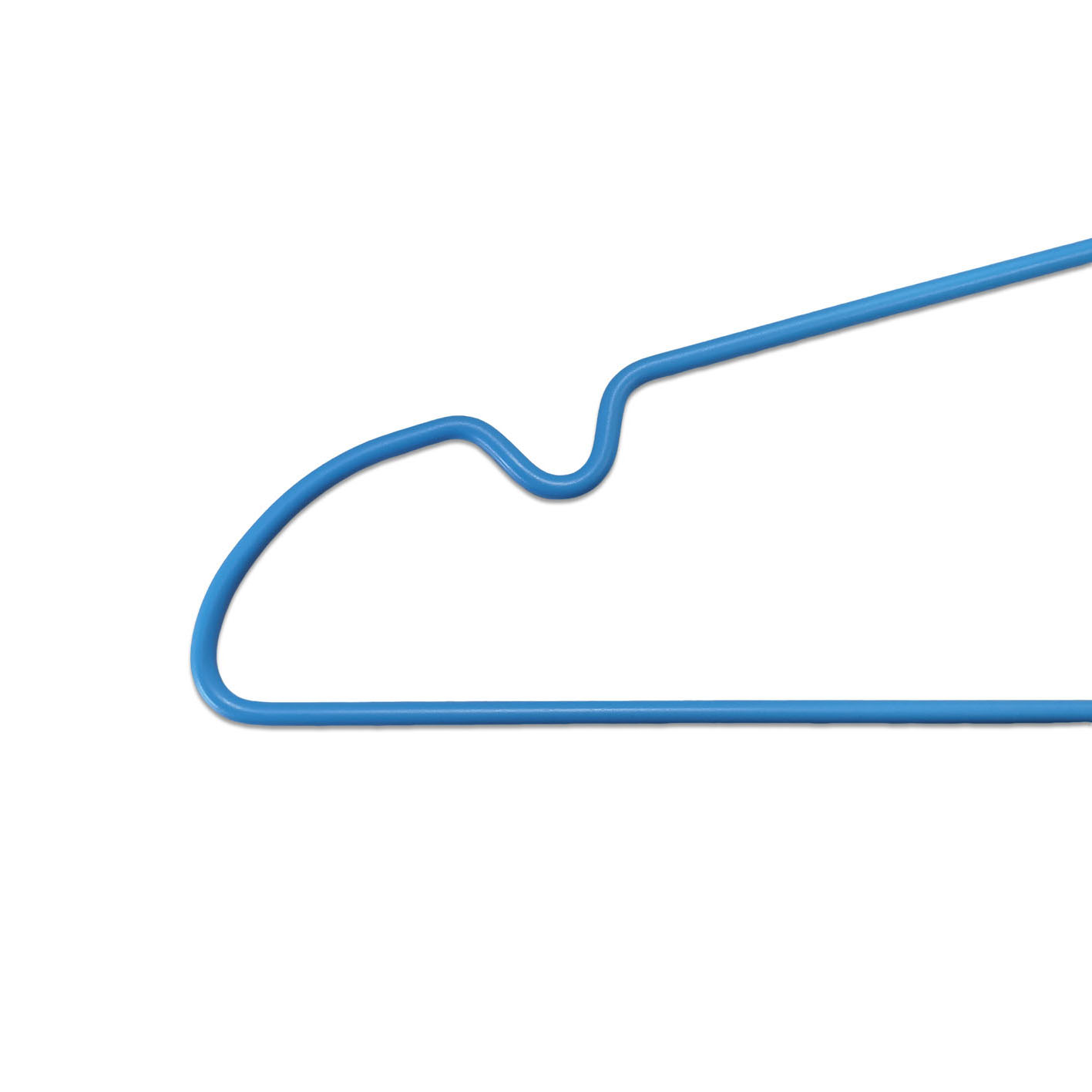 Wholesale Top Laundry Clothes Metal Hanger with Non-Slip PVC Coated