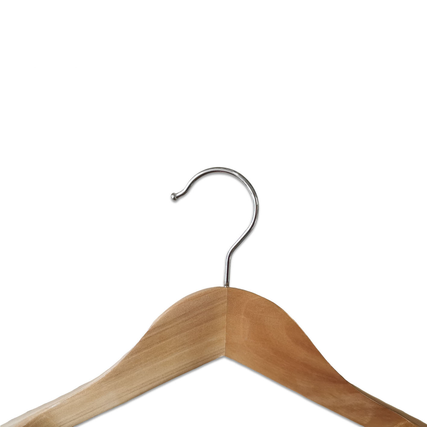 Luxury Wide Shoulder Solid Wood Suit Coat Jacket Clothes Hanger for Closet