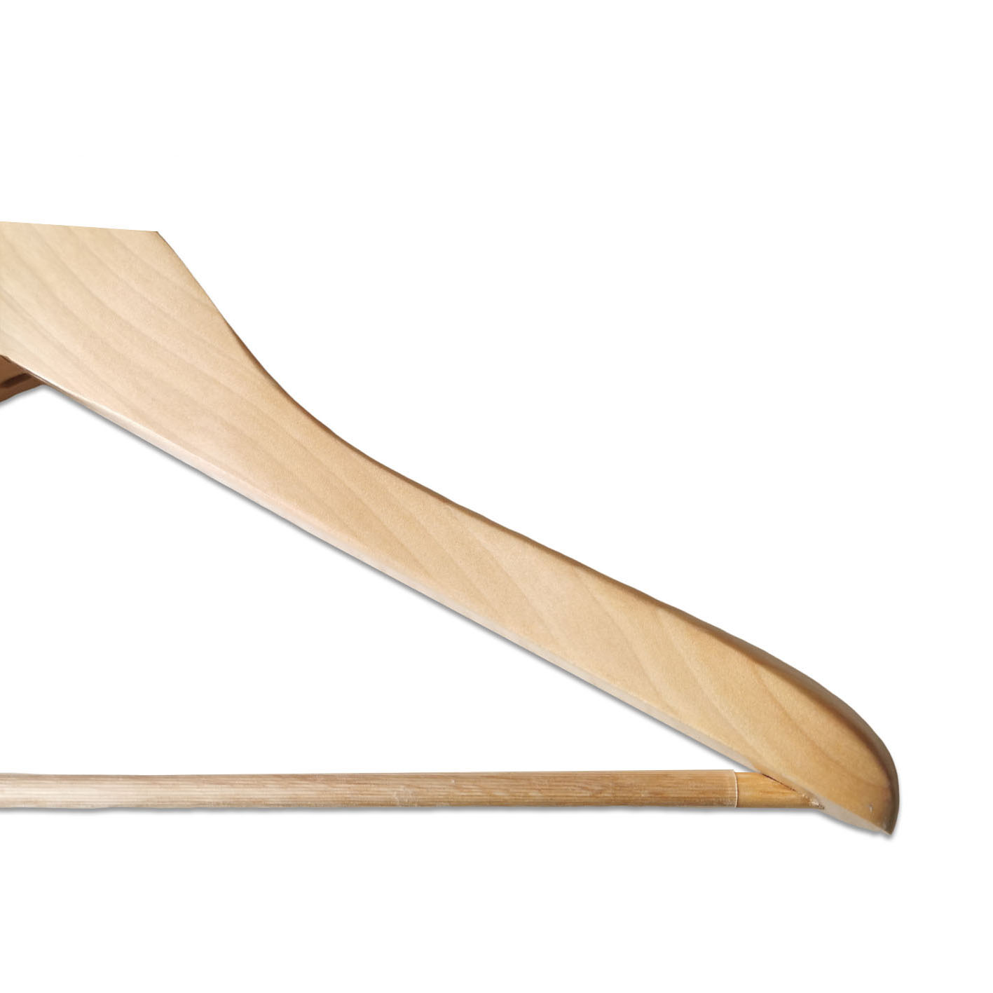 Heavy Duty Wide Shoulder Wooden Coat Suit Pants Hangers for Closet