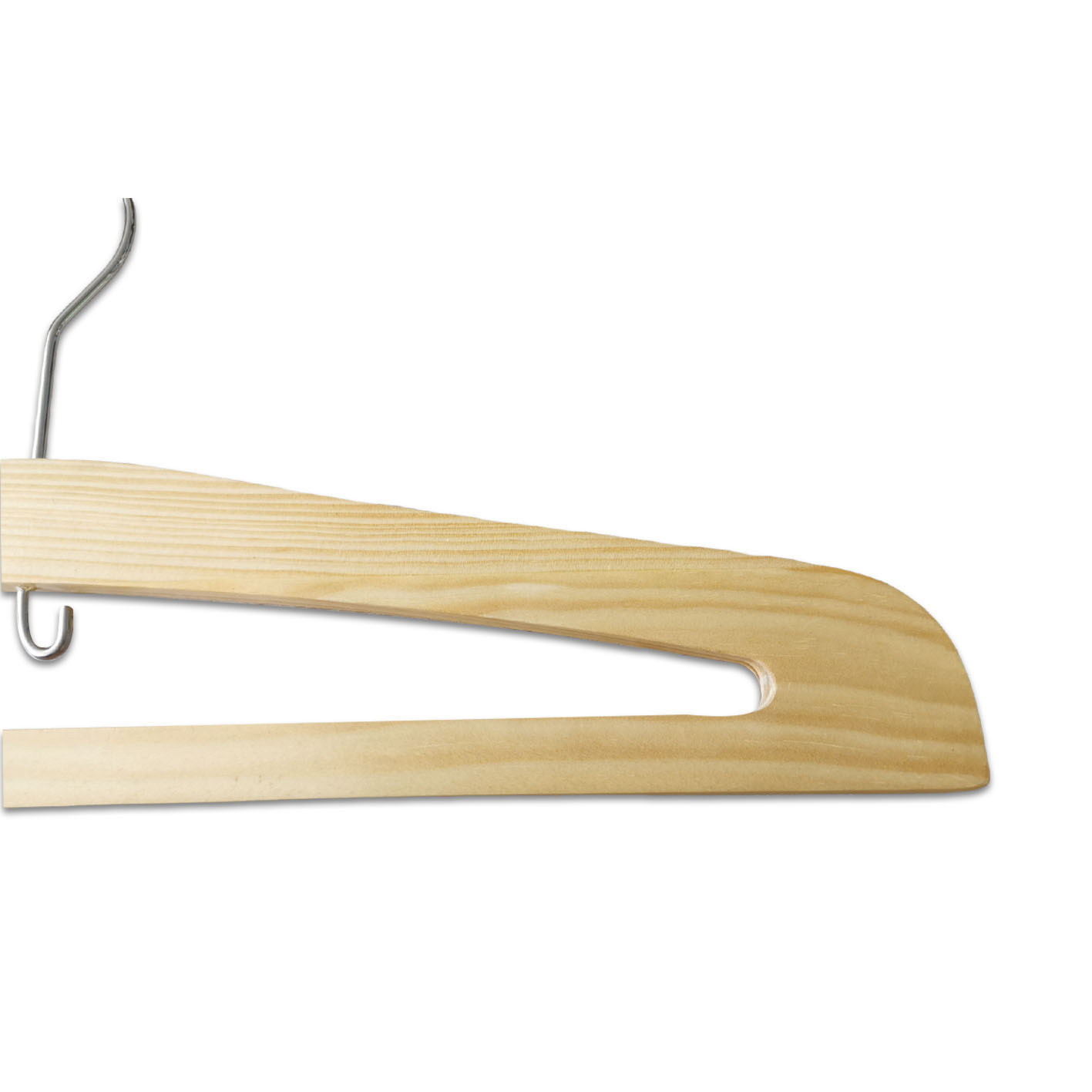 Heavy Duty Durable Natural Wooden Suit Coat Hangers for Closet