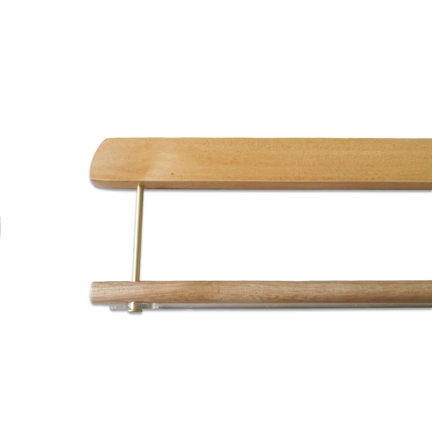 Solid Wood Natural Wooden Skirt Pants Towel Blanket Rack Hanger with Crossbar