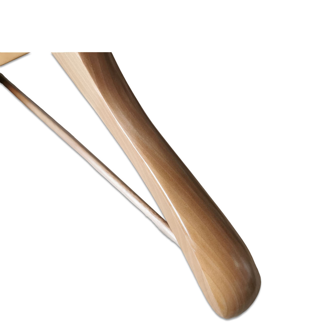 Heavy Duty Wide Shoulder Wooden Coat Suit Pants Hangers for Closet