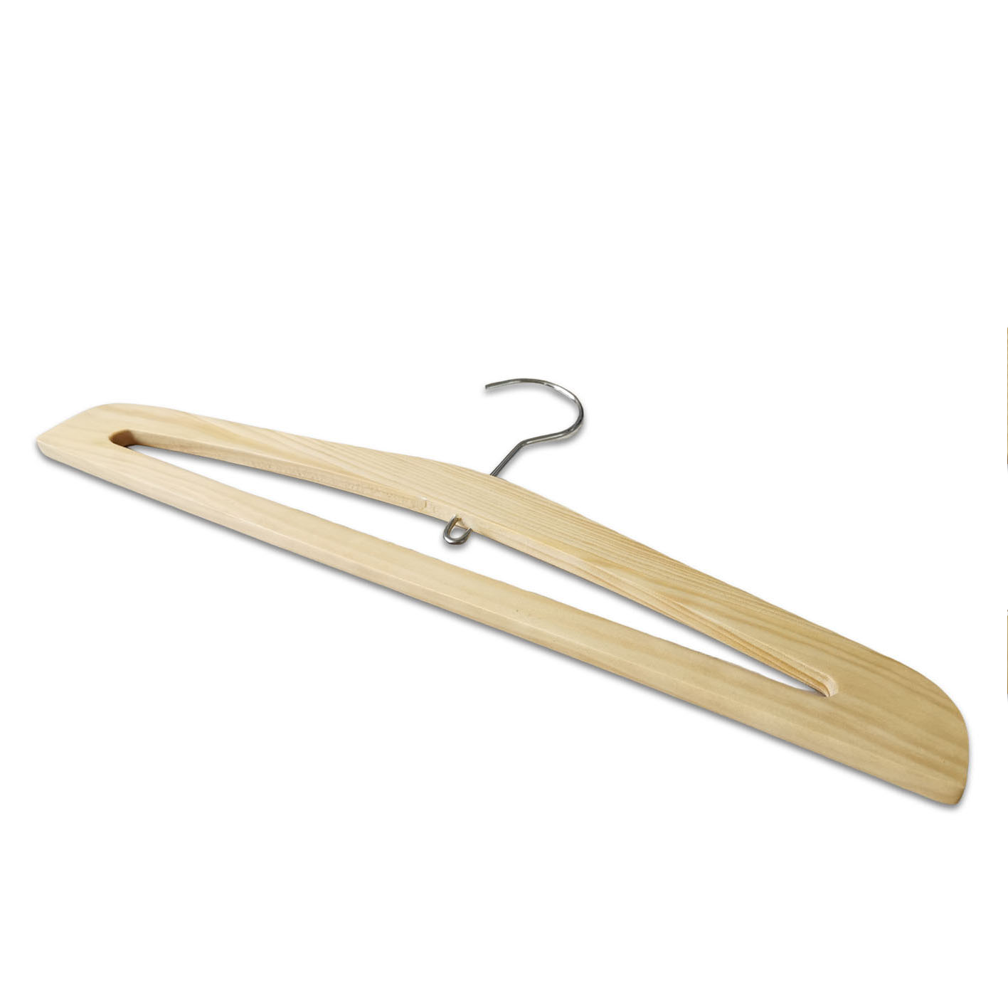 Heavy Duty Durable Natural Wooden Suit Coat Hangers for Closet