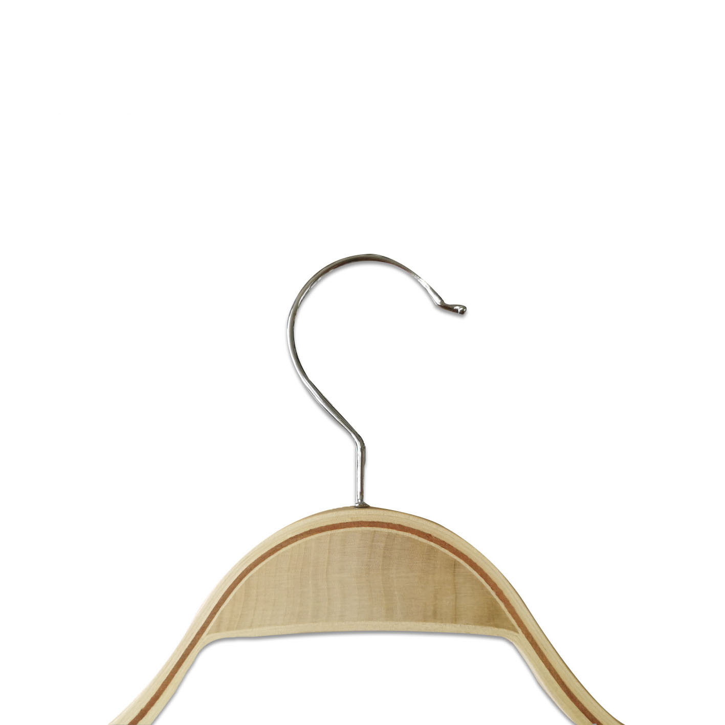 Heavy Duty Wooden Clothes Suit Pants Natural Wood Hangers with Adjustable Clips