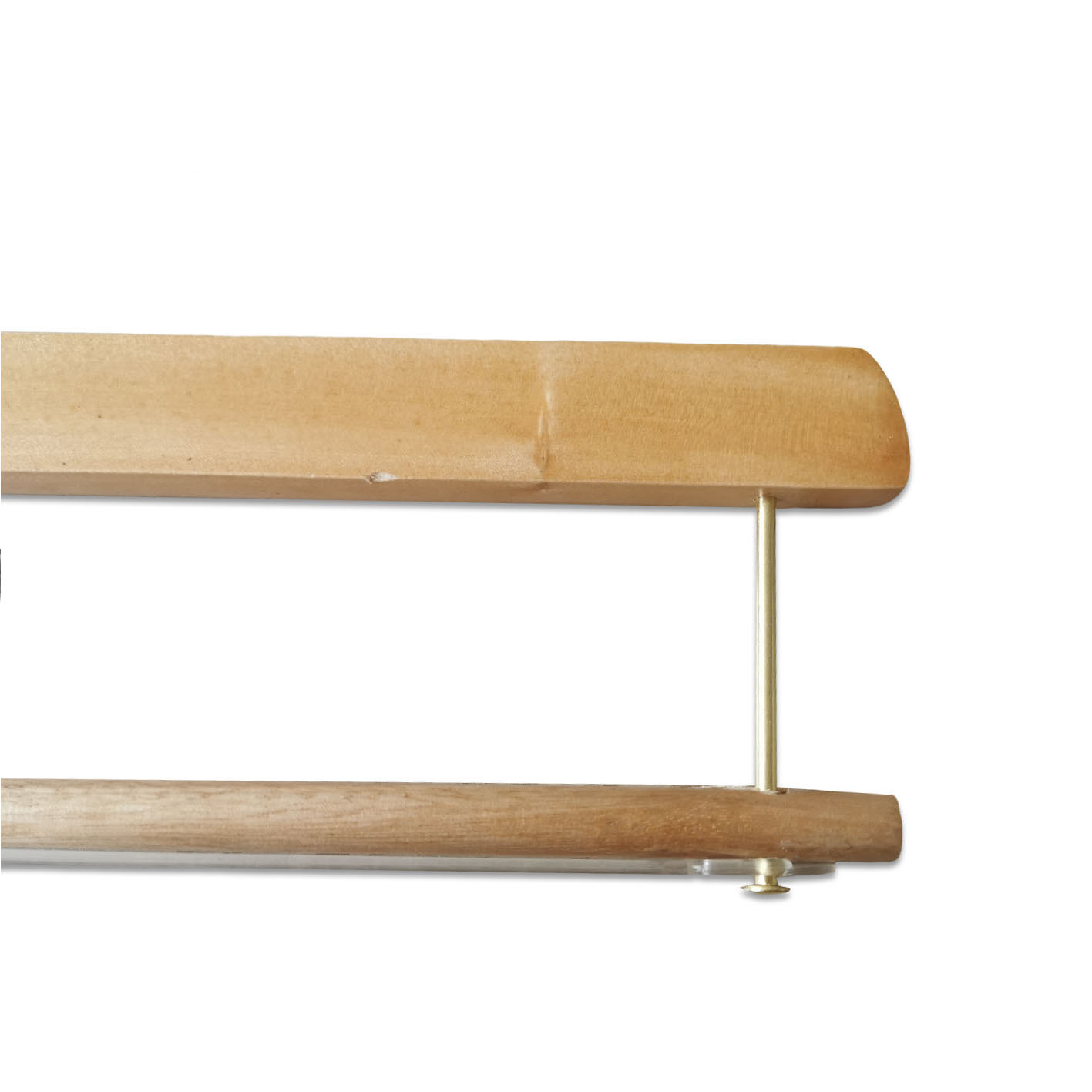 Solid Wood Natural Wooden Skirt Pants Towel Blanket Rack Hanger with Crossbar