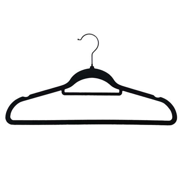 Manufacturer Wholesale 38cm Navy Blue Coat 50 Pack Velvet Hangers for Cloths