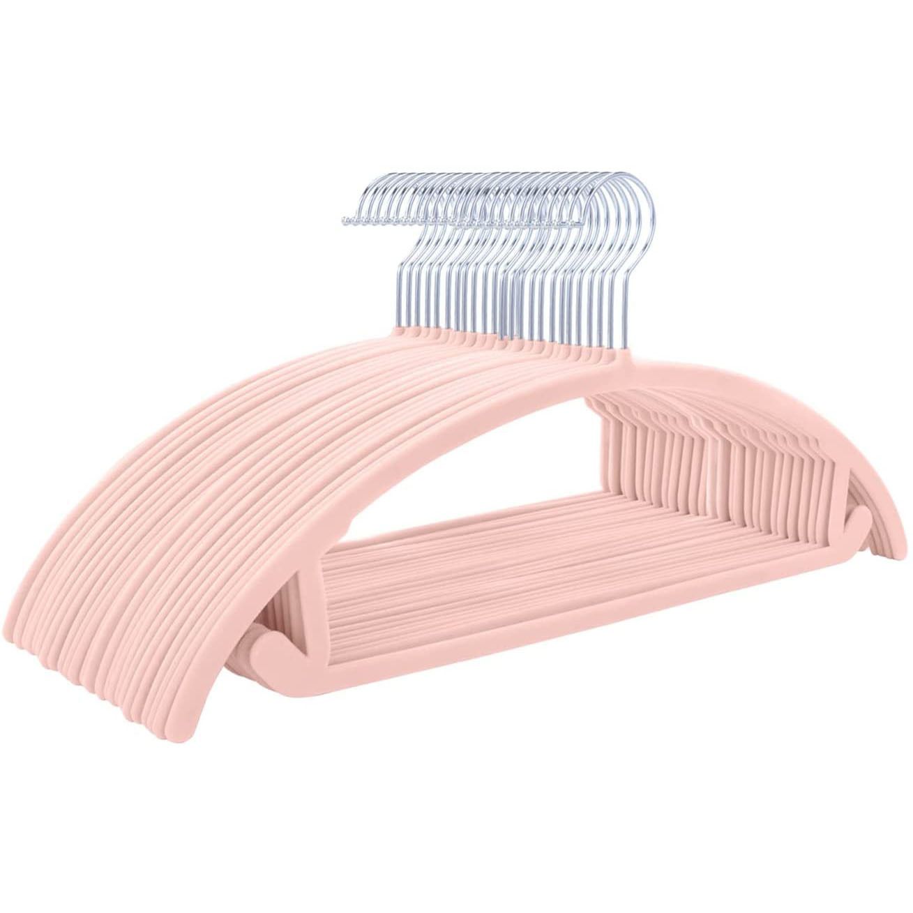 China Manufacturer Hot Selling Classic Boutique Velvet Hangers Anti-Slip Velvet Hangers for Top