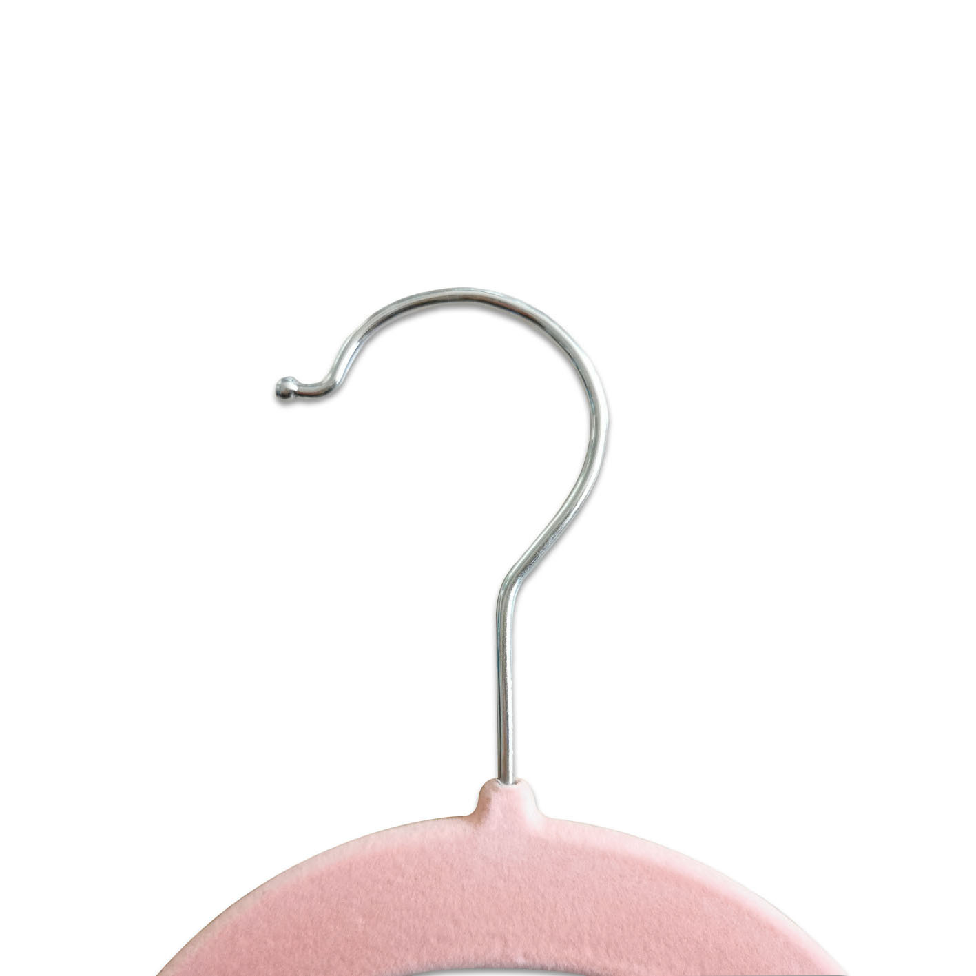 Heavy Duty Velvet Non-Slip Felt Clothes Coat Hanger with Shoulder Notches