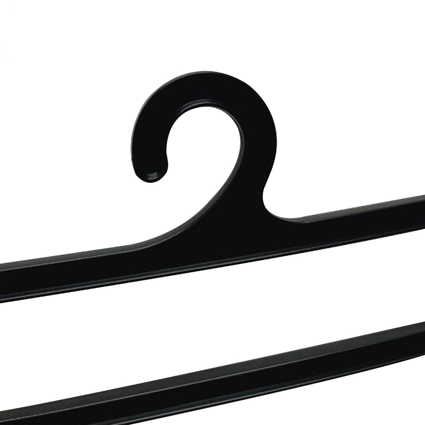 Hot Selling Plastic Scarf Hangers Black Scarf Hangers for Display Plastic Hangers
