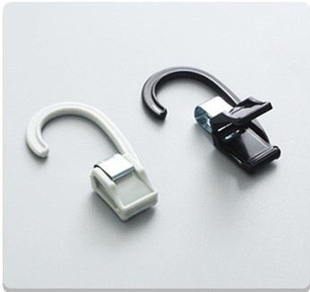 Black Plastic Clip Hangers Boot Clip Hanger Single Scarf Clip Hanger