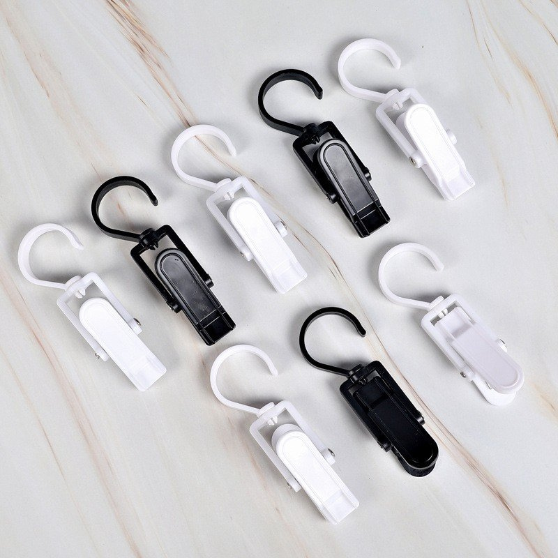Multi-Functional Hook Clips Plastic Socks Clips Scarf Display Hook Clips