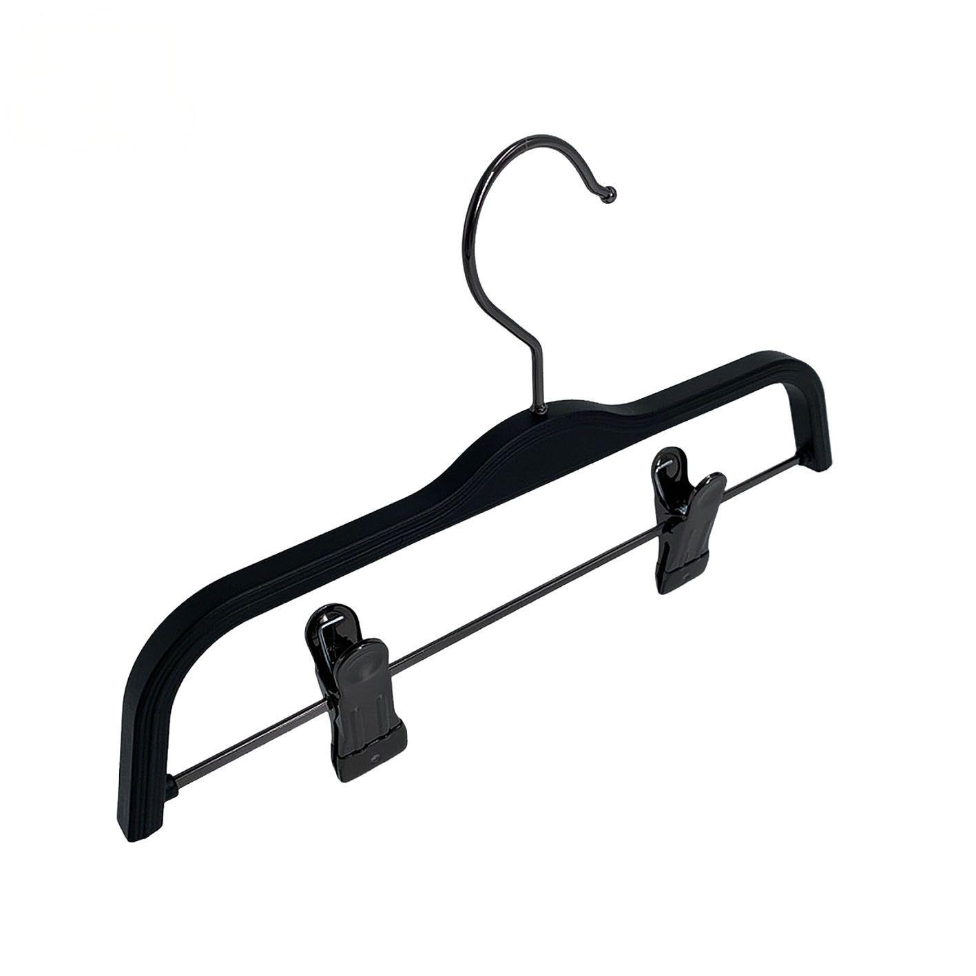 Black Anti-Slip Kids Plastic Trousers Adult Suit Coat Pants Shirts Children Jacket Clothes Clip Hangers