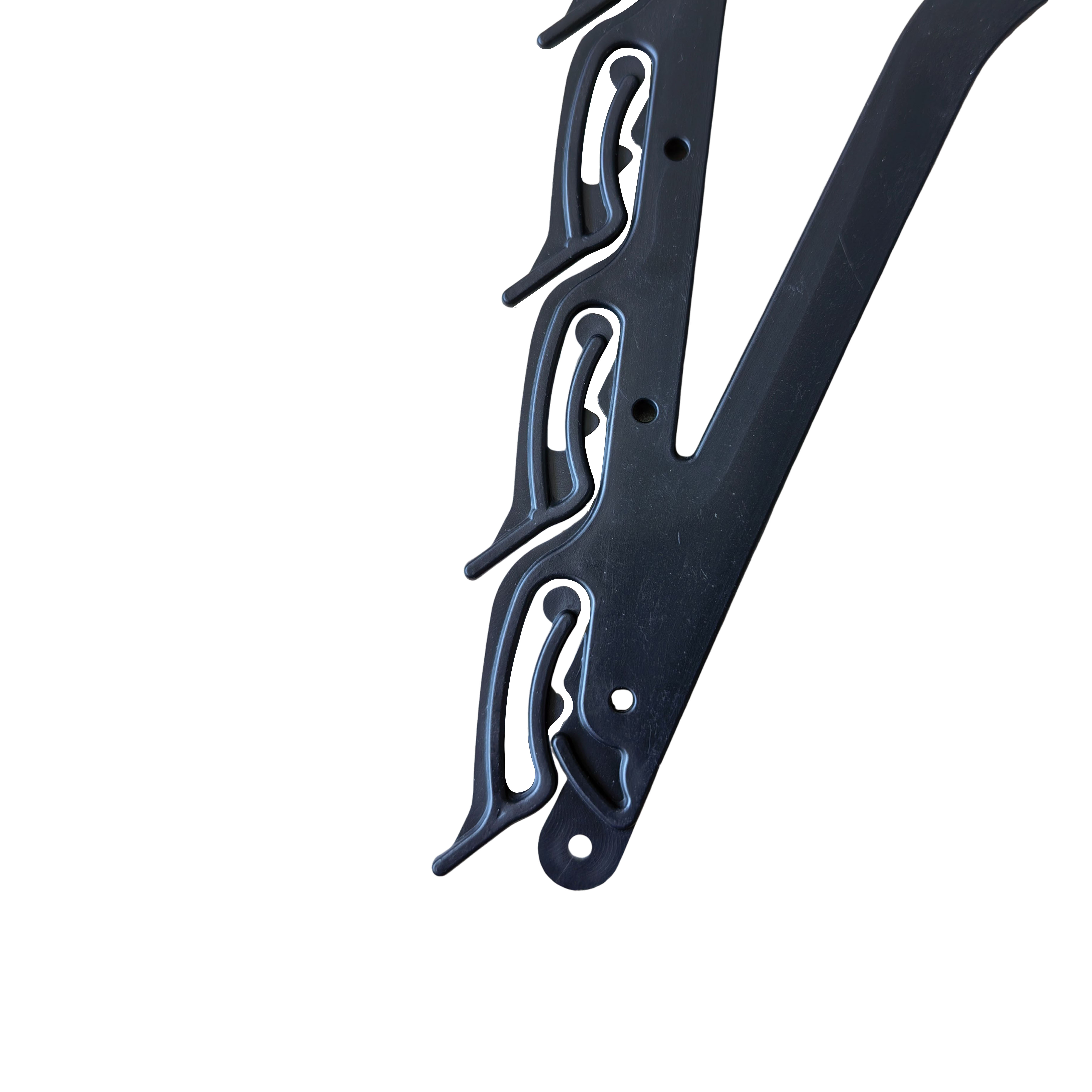 Luxury Plastic Underwear Hanger Black Lingerie Display Swimwear Hangers for Shops