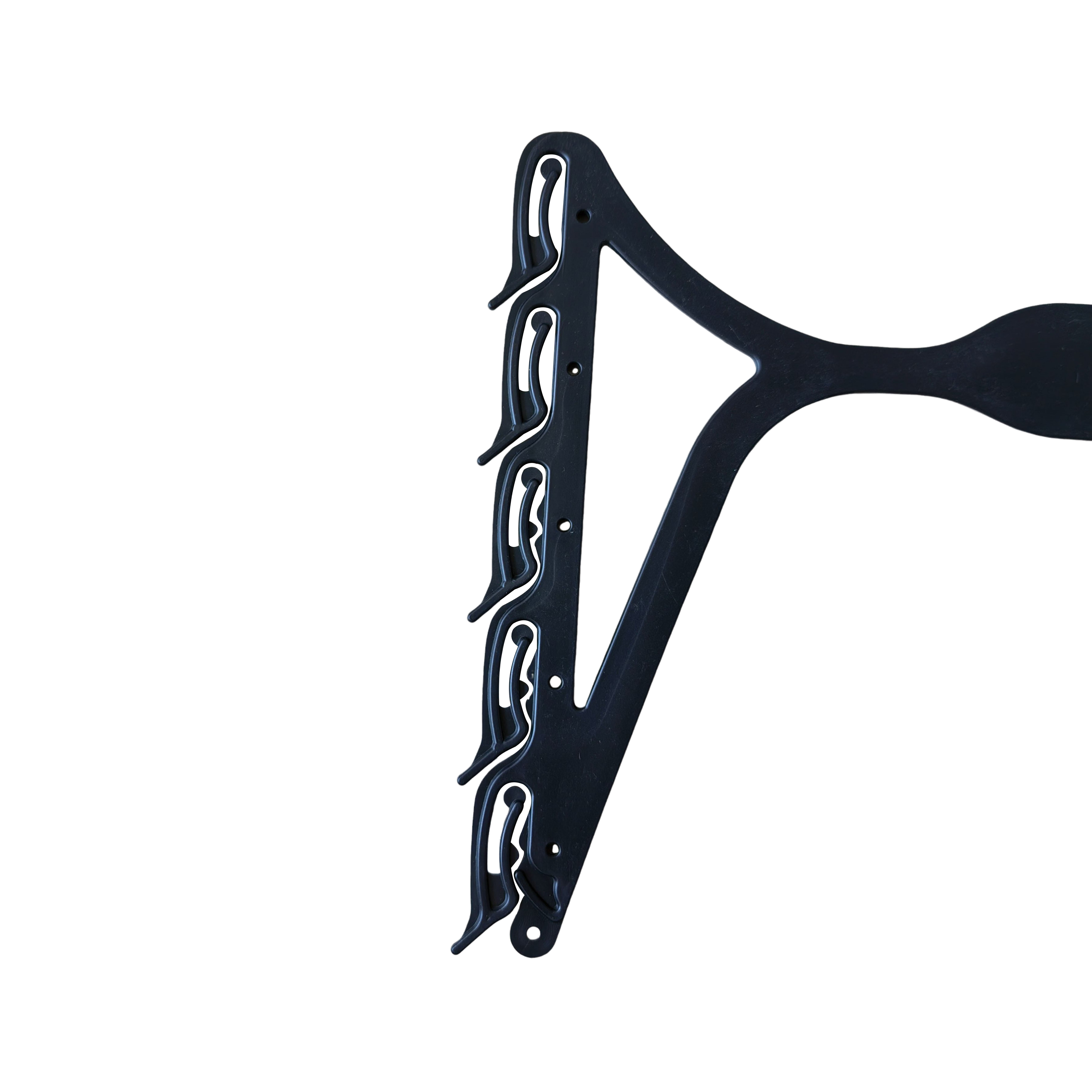 Luxury Plastic Underwear Hanger Black Lingerie Display Swimwear Hangers for Shops