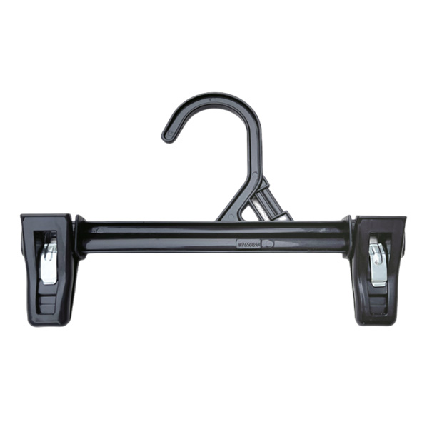 Hot Selling Durable Plastic Pants Skirt Hangers with Clips