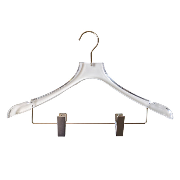 Wholesale Luxury Transparent Plastic Coat Hanger Acrylic Pants Hangers with Trouser Press Wholesale Luxury Transparent Plastic Coat Hanger Acrylic Pants Hangers with Trouser Press