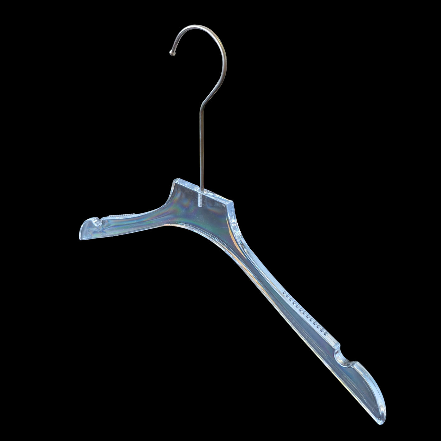 Long Hook Clear Acrylic Clothes Coat Luxury Transparent Acrylic Hanger