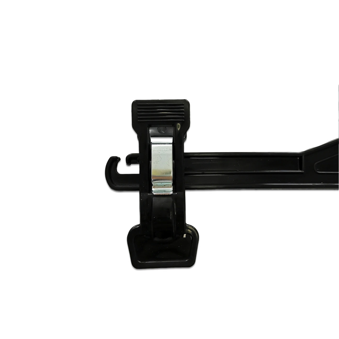 Hot Selling Durable Plastic Pants Skirt Hangers with Adjustable Clips